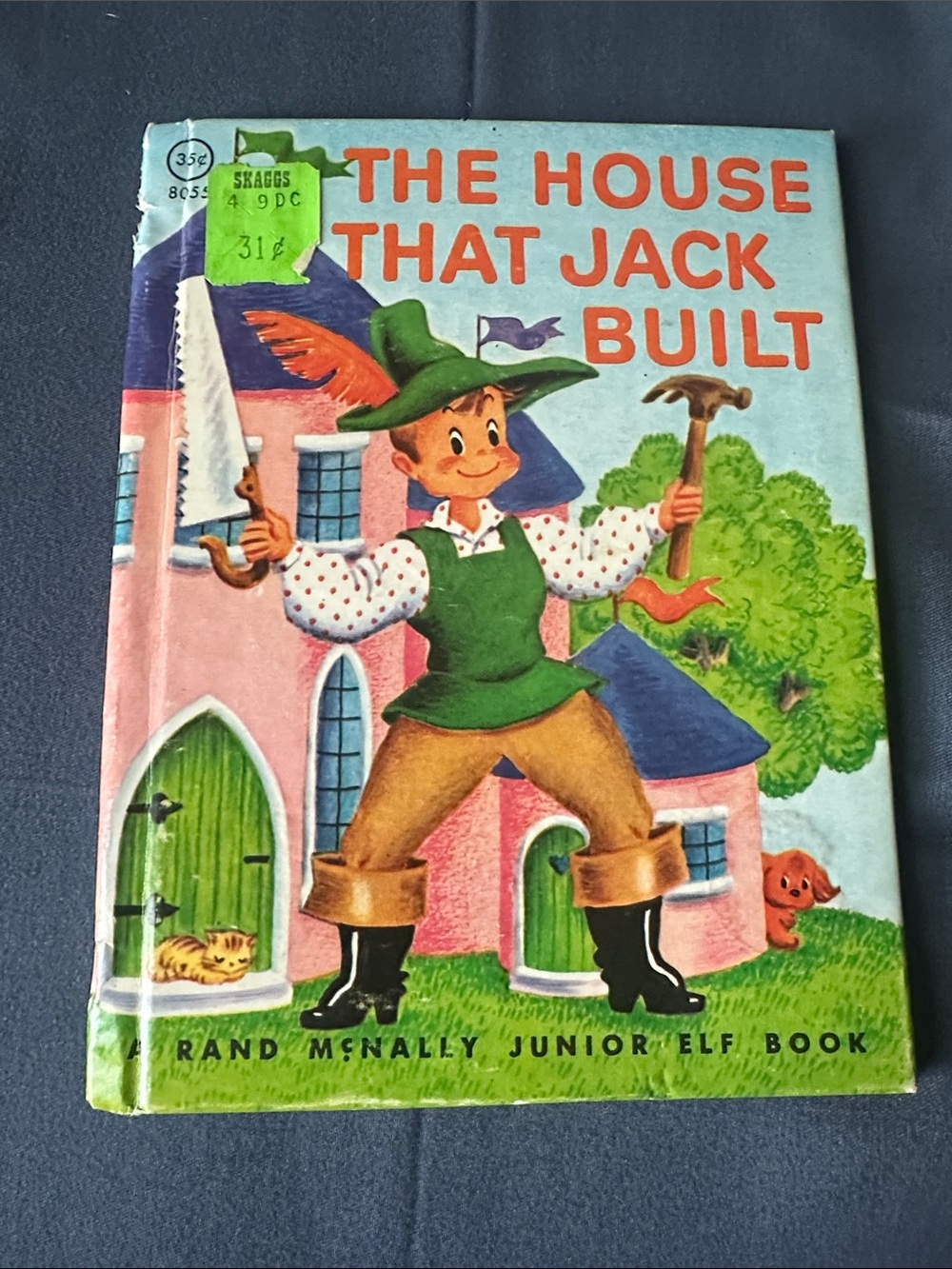 The House That Jack Built Vintage Children's Book - Colorful Illustrated Cover